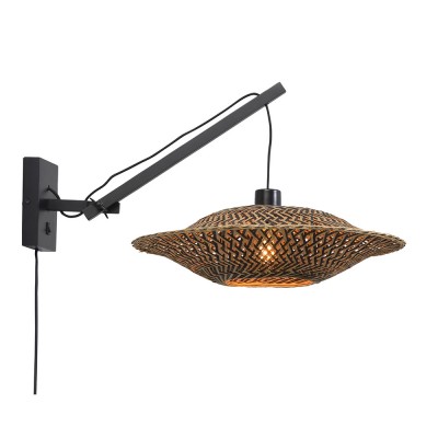 Lampe murale Bali noir S - Good & Mojo
