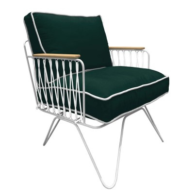 Fauteuil Croisette Outdoor forest green - Honoré