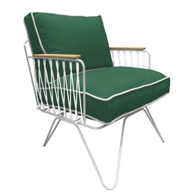 Fauteuil Croisette Outdoor grass green - Honoré