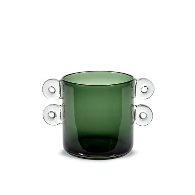 Vase Wind & Fire vert foncé - Serax