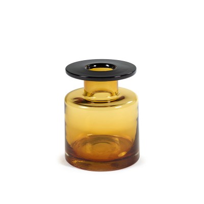 Vase Wind & Fire ambre & noir - Serax