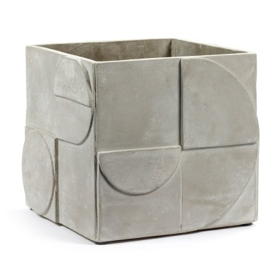 Pot Seventies carré gris L - Serax