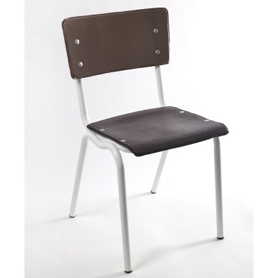 Chaise Vinyle marron - Serax