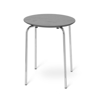 Tabouret Herman gris & chrome - Ferm Living