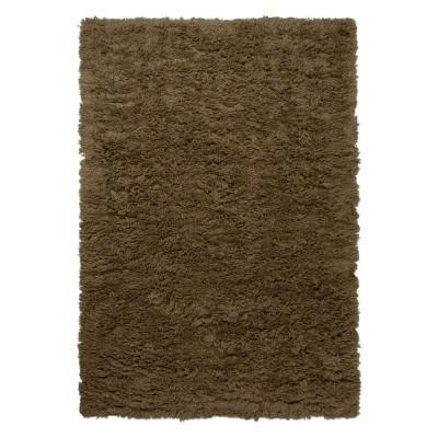Tapis à poils longs Meadow tapenade L - Ferm Living