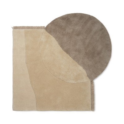 Tapis Tufted View beige - Ferm Living