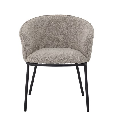 Chaise de salle à manger Cortone gris - Bloomingville