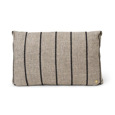 Coussin Clean sable & noir - Ferm Living