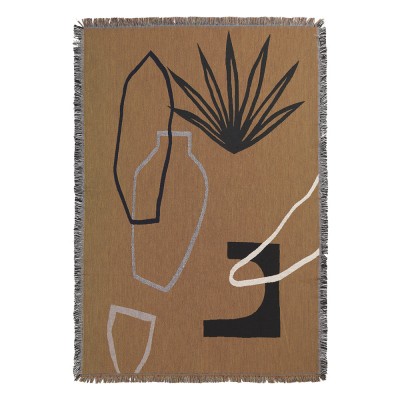 Couverture Mirage moutarde - Ferm Living