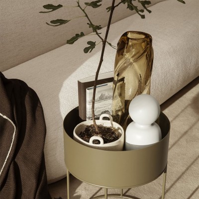 Vase Water Swirl jaune clair - Ferm Living