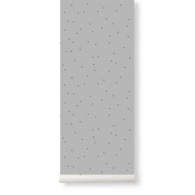 Papier peint Dot gris - Ferm Living