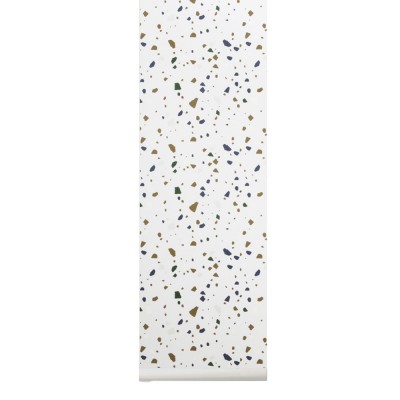 Papier peint Terrazzo gris - Ferm Living