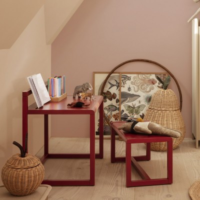 Bureau Little Architect rouge coquelicot - Ferm Living