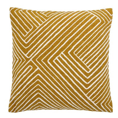 Coussin Giana jaune coton - Bloomingville