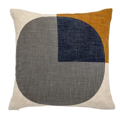 Coussin Gilsi bleu coton - Bloomingville