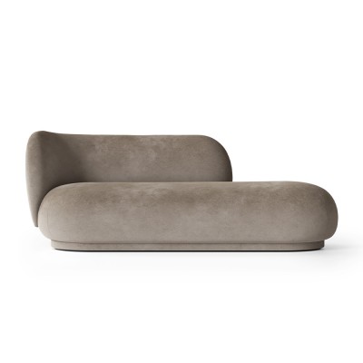 Canapé Rico velours délavé beige - Ferm Living