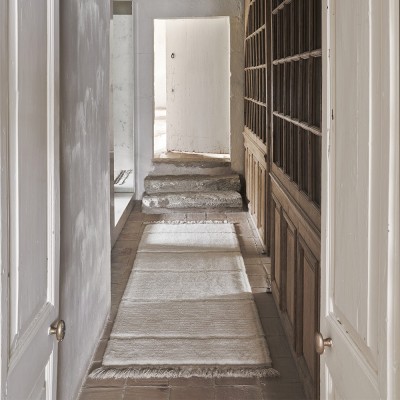 Tapis Woolable Steppe Sheep blanc R - Lorena Canals