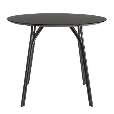 Table de salle à manger Tree Ø90 cm noir - Woud