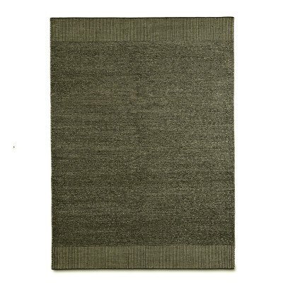 Tapis Rombo vert mousse L - Woud