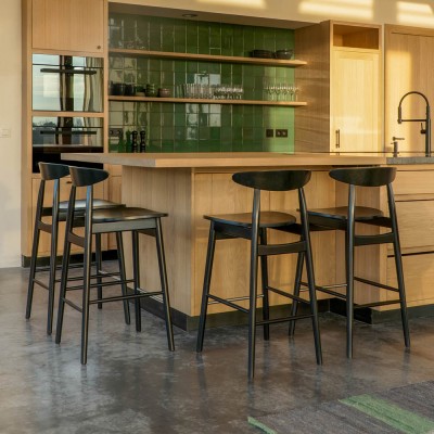 Tabouret Teo noir H102 cm - Vincent Sheppard