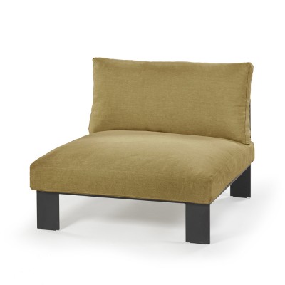 Fauteuil d'intérieur moutarde Bea Mombaers - Serax