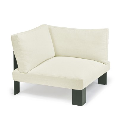Fauteuil d'angle d'intérieur blanc Bea Mombaers - Serax