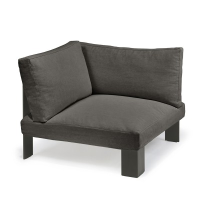 Fauteuil d'angle d'intérieur charbon Bea Mombaers - Serax