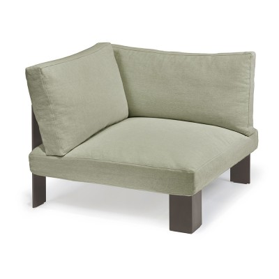 Fauteuil d'angle d'intérieur olive Bea Mombaers - Serax