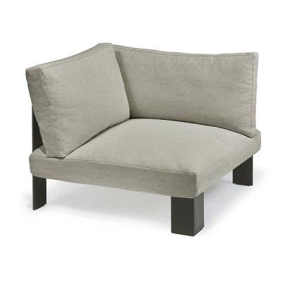 Fauteuil d'angle d'intérieur taupe Bea Mombaers - Serax