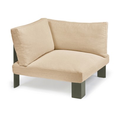 Fauteuil d'angle d'intérieur abricot Bea Mombaers - Serax