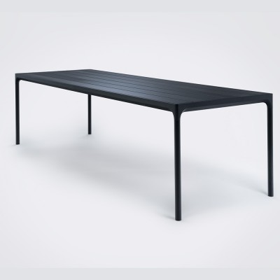 Table d'extérieur Four noir 90x270 cm - Houe