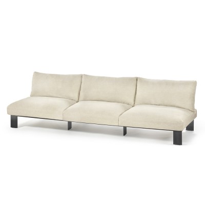 Canapé d'extérieur 3 places craie Bea Mombaers - Serax