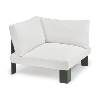 Fauteuil d'angle d'extérieur blanc Bea Mombaers - Serax