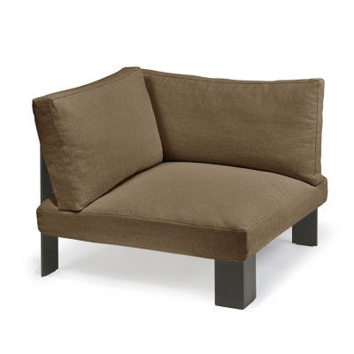 Fauteuil d'angle d'extérieur camel Bea Mombaers - Serax