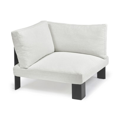 Fauteuil d'angle d'extérieur blanc neige Bea Mombaers - Serax