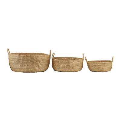 Ensemble de trois paniers Carry naturel - House Doctor