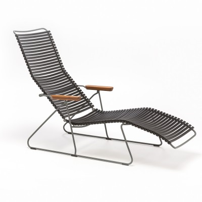 Chaise longue Click noir - Houe
