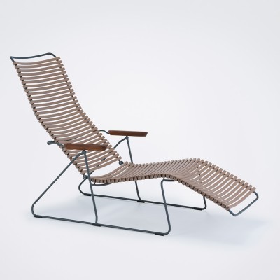 Chaise longue Click sable - Houe