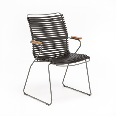 Chaise Click haut dos noir - Houe