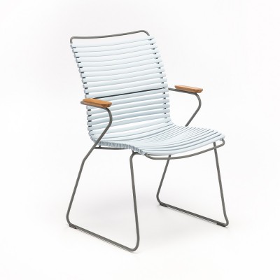 Chaise Click haut dos dusty blue - Houe