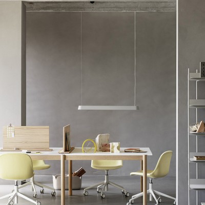 Suspension Linear gris 87,2 cm - Muuto