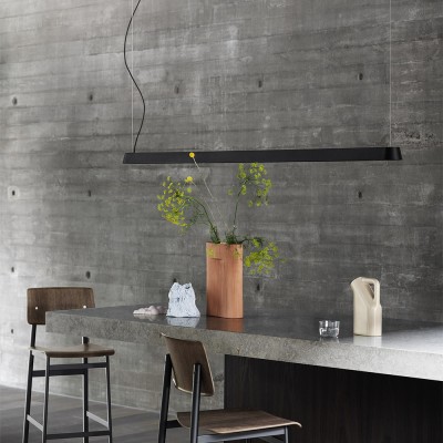 Suspension Linear noir 169,2 cm - Muuto