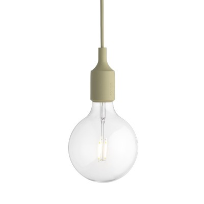 Suspension E27 beige vert - Muuto
