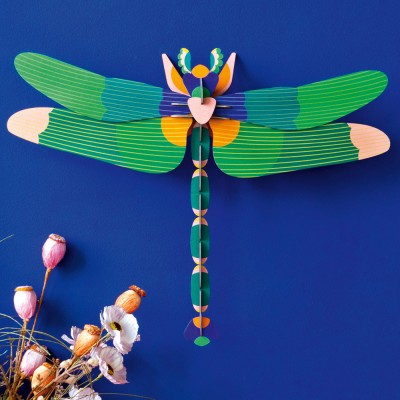 Décoration murale Giant dragonfly green - Studio Roof