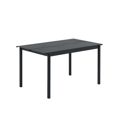 Table Linear métal noir - Muuto