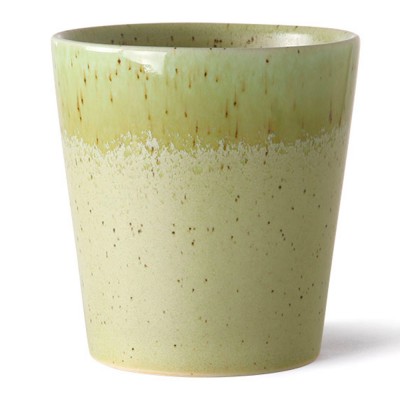 Tasse à café en céramique 70's pistachio - HKliving