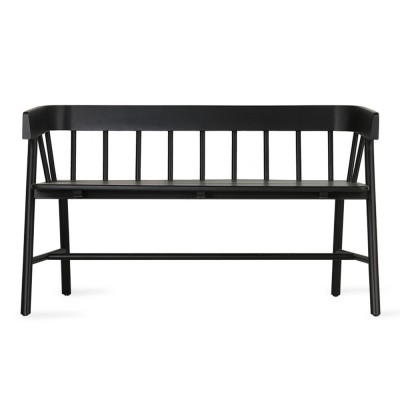 Banc de jardin noir - HKliving