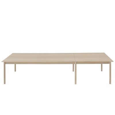 Table Linear System chêne naturel configuration 1 - Muuto