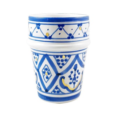Tasse Beldi Gold bleu foncé zwak - Chabi Chic
