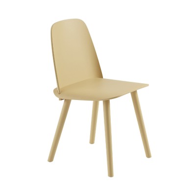 Chaise Nerd frêne jaune sable - Muuto
